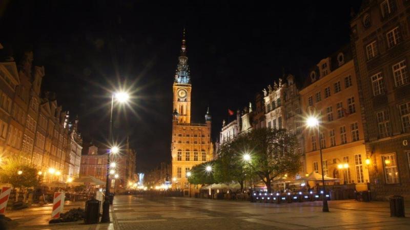 Danzig bei Nacht