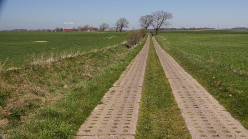 Plattenweg und Rüttelstrecke Plattenweg und Rüttelstrecke